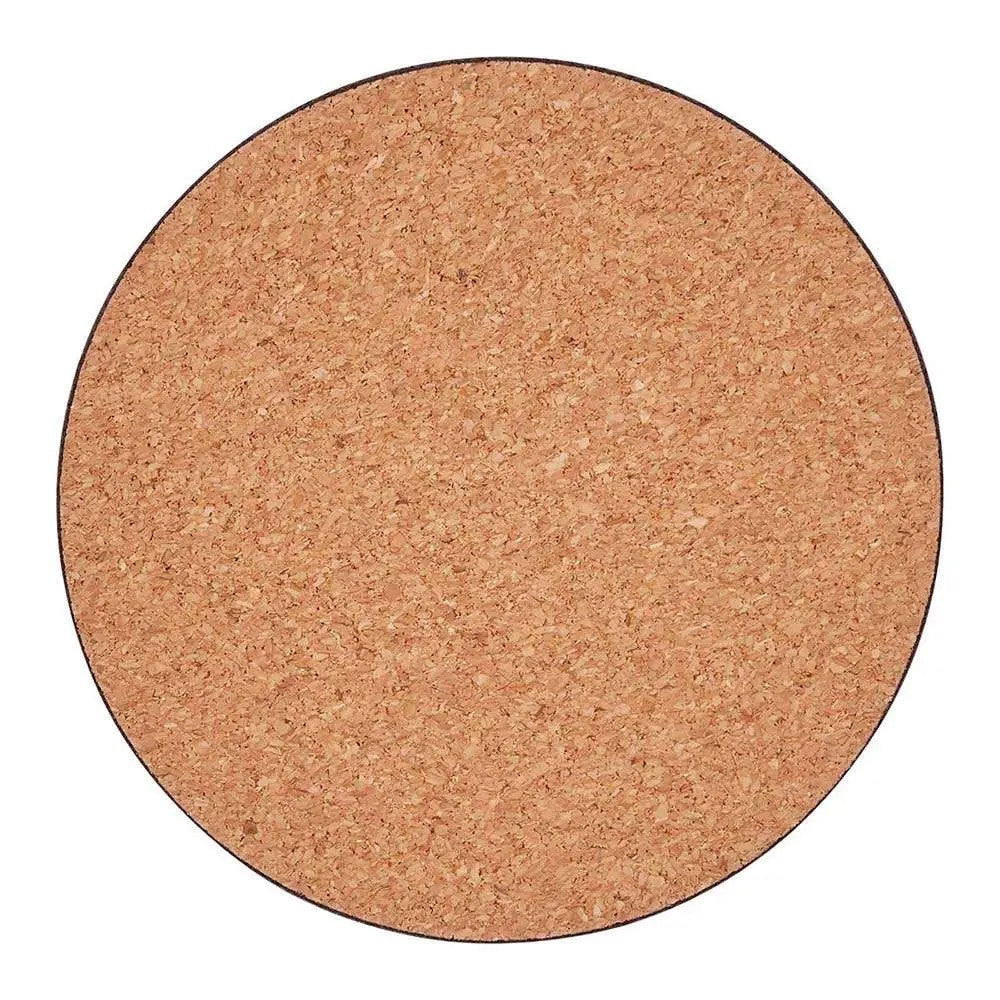 Nordic Skis Round Coasters, Set of 4