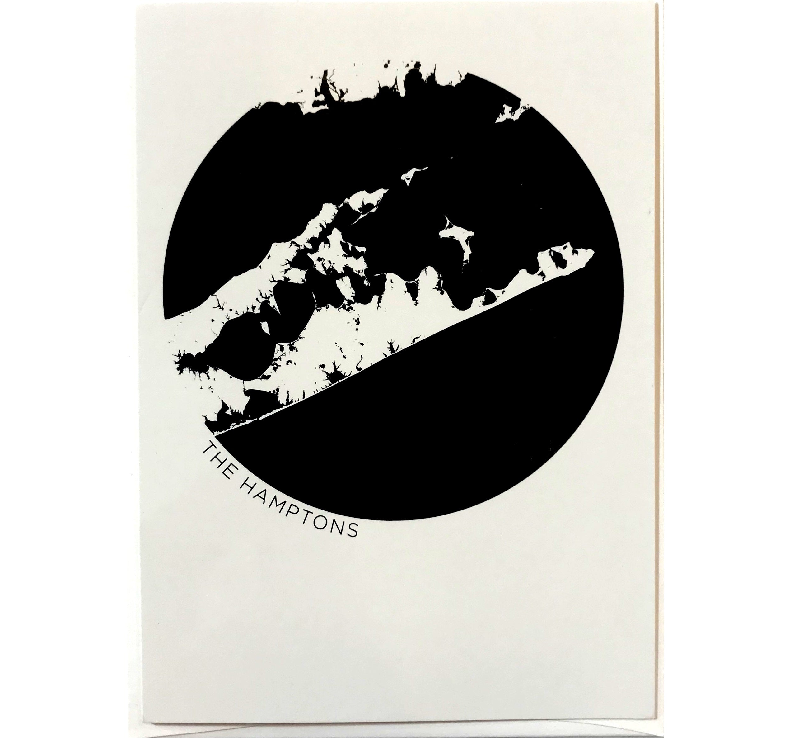The Hamptons Long Island Greeting Notecard
