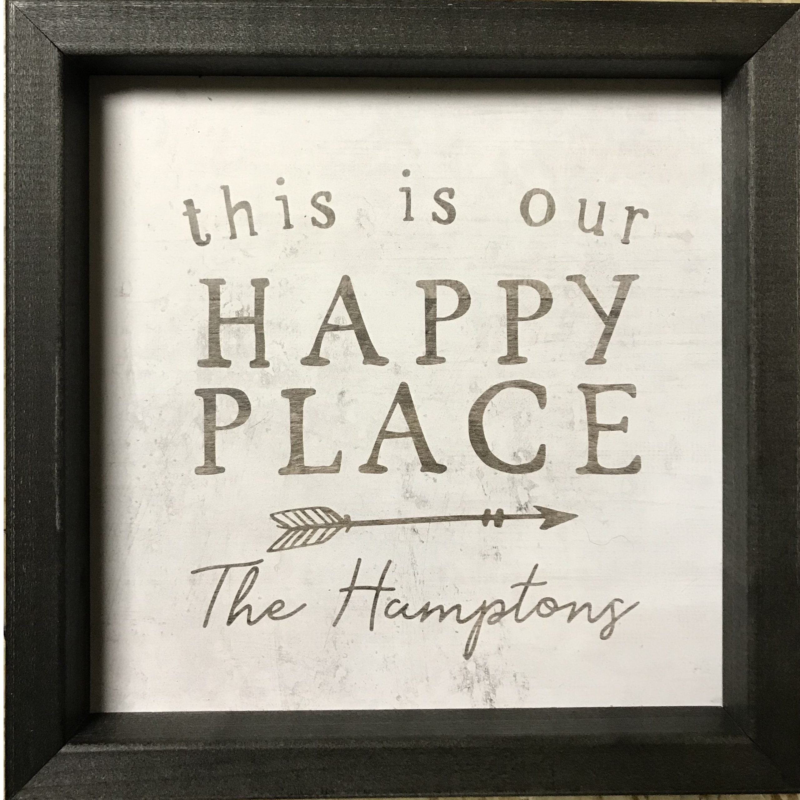 Our Happy Place - The Hamptons Sign
