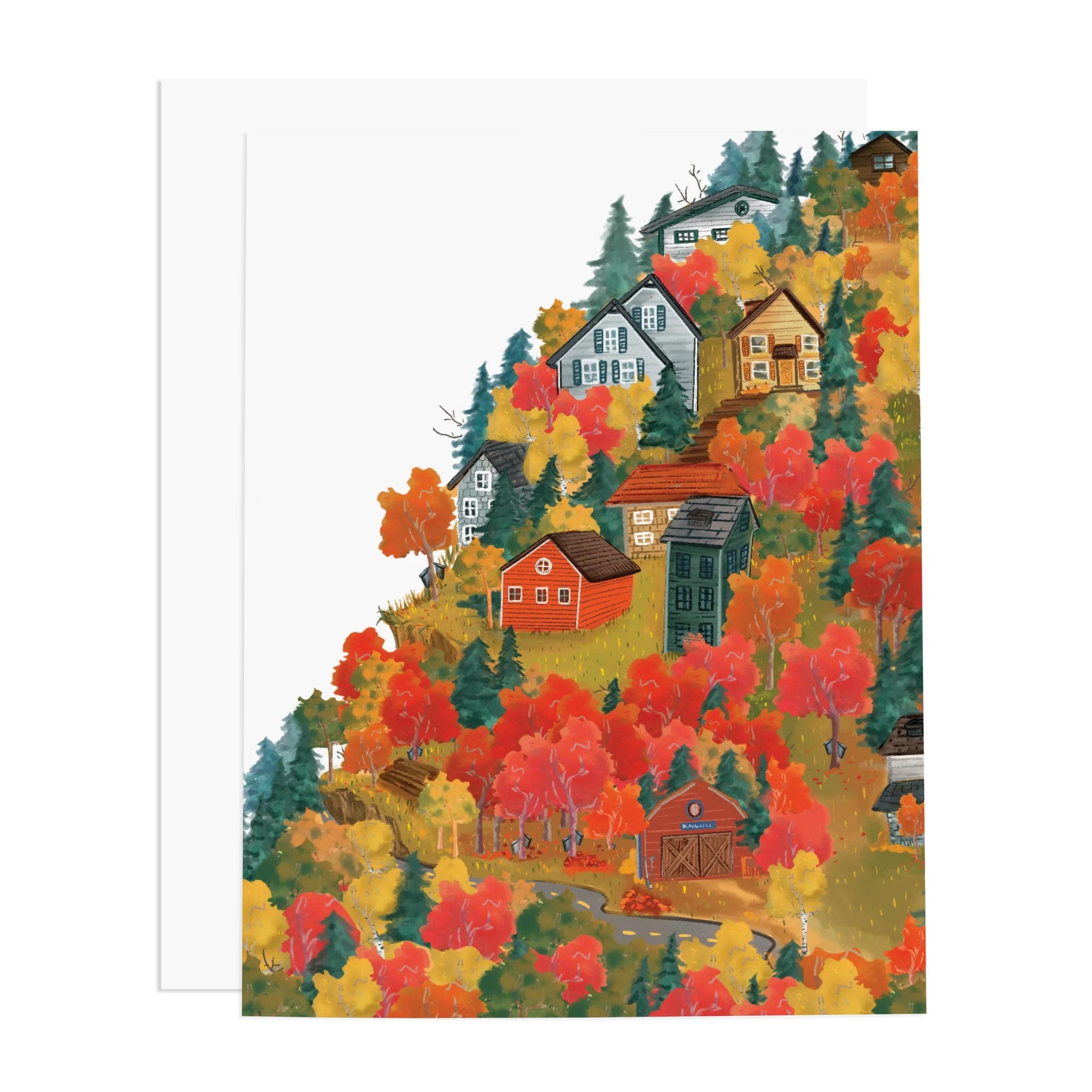 Autumn Foliage Greeting Card
