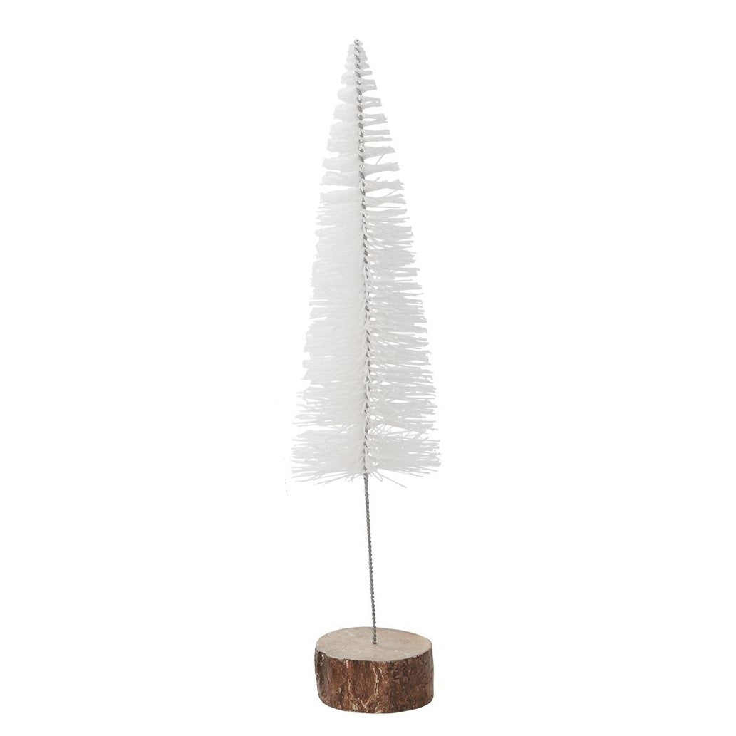 White Wispy Bottle Brush Tree (Medium)