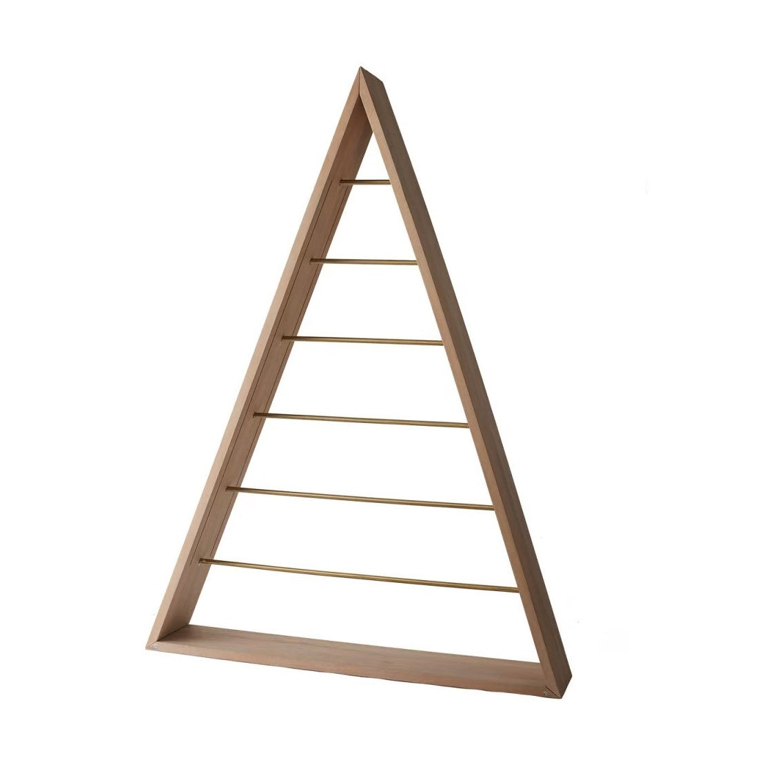 Knull Wood Framed Ornament Display Christmas Tree (60" tall)