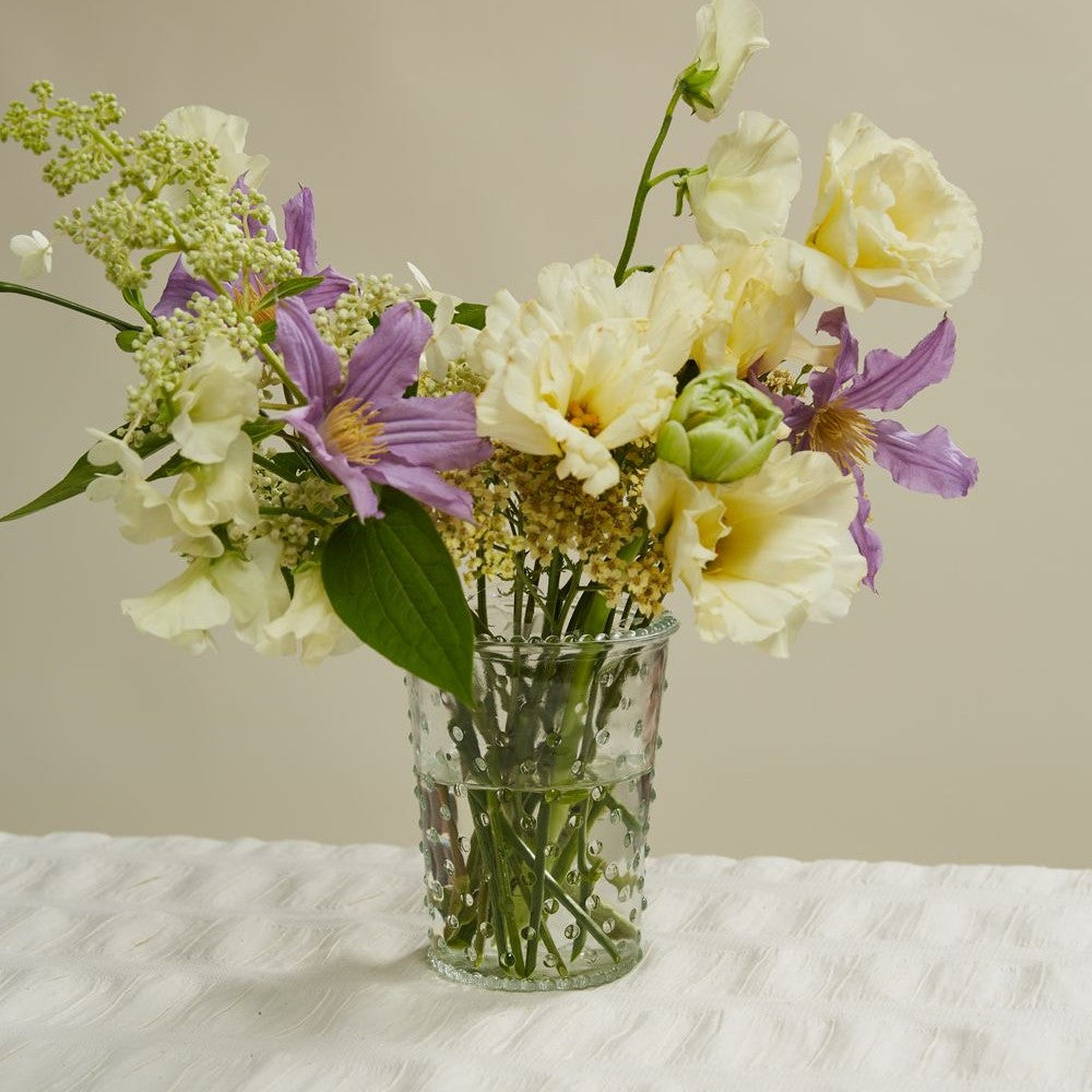 Clear Annie Hobnail Vase