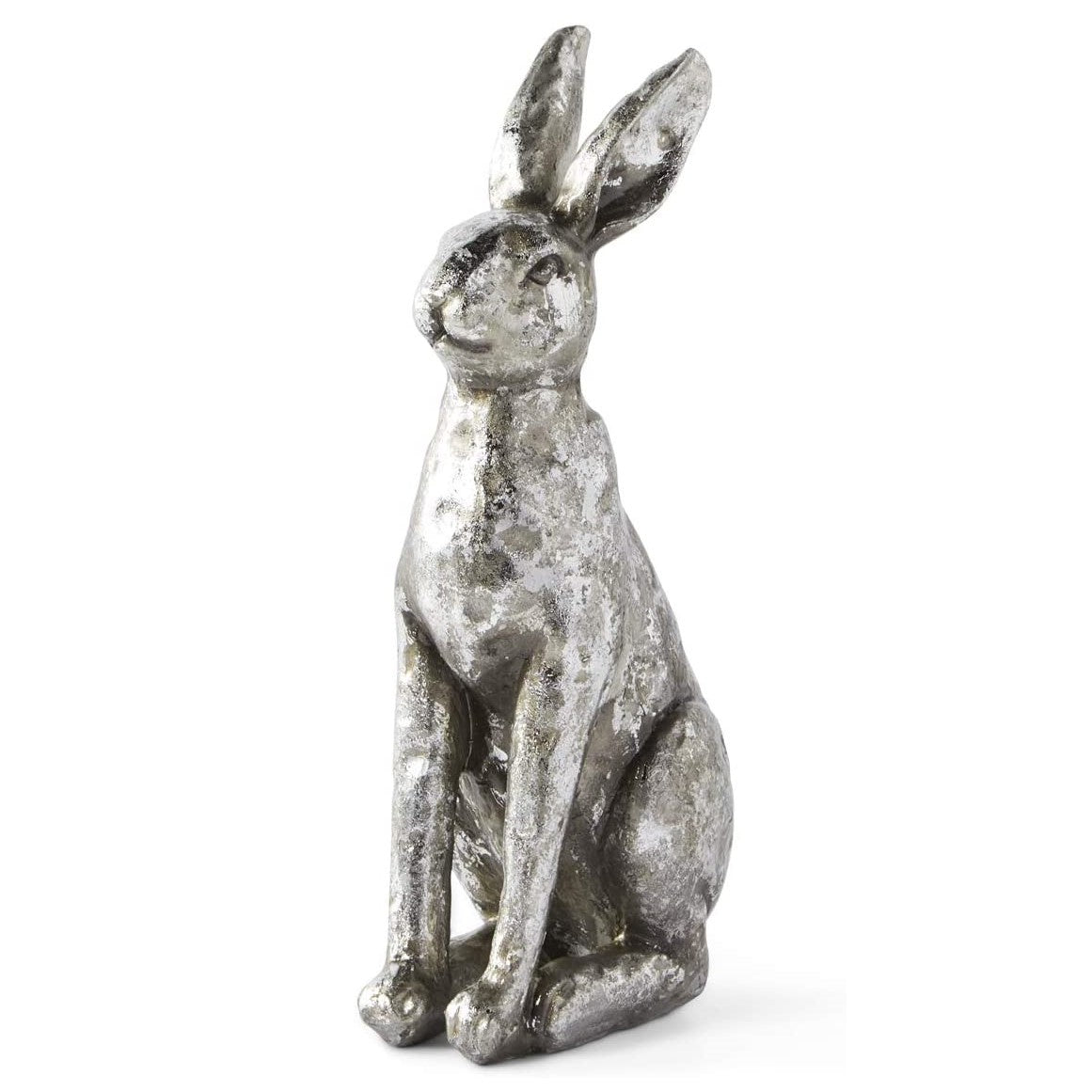 Antiqued Silver Bunny Rabbit Figurine