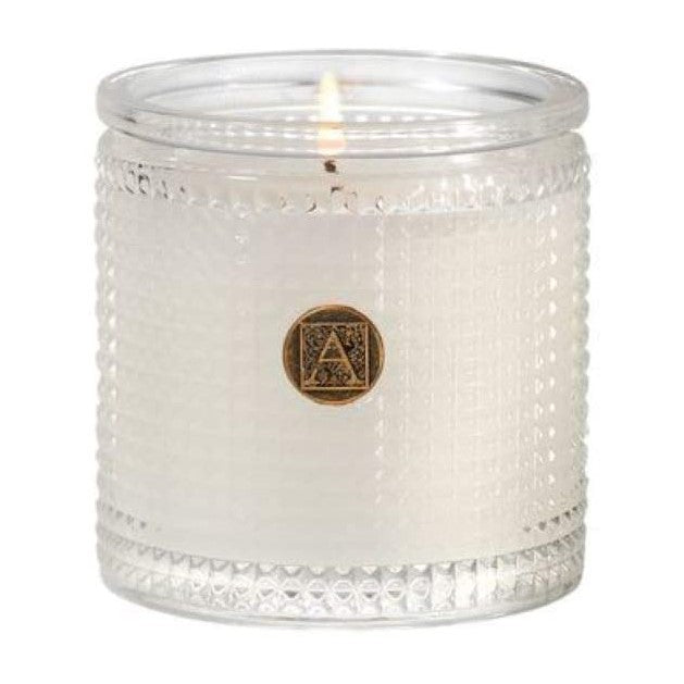 Aromatique Scented Textured Glass Jar Candle (The Smell Of Spring®)