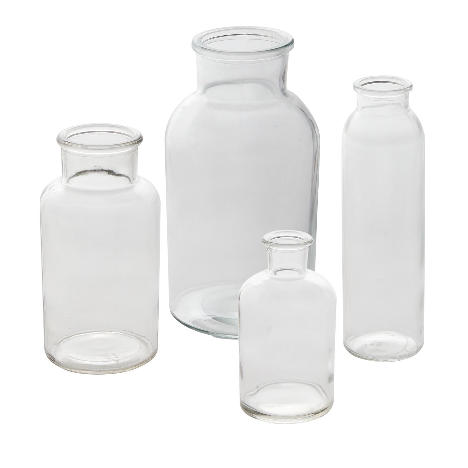 Glass Bottle Vase Set