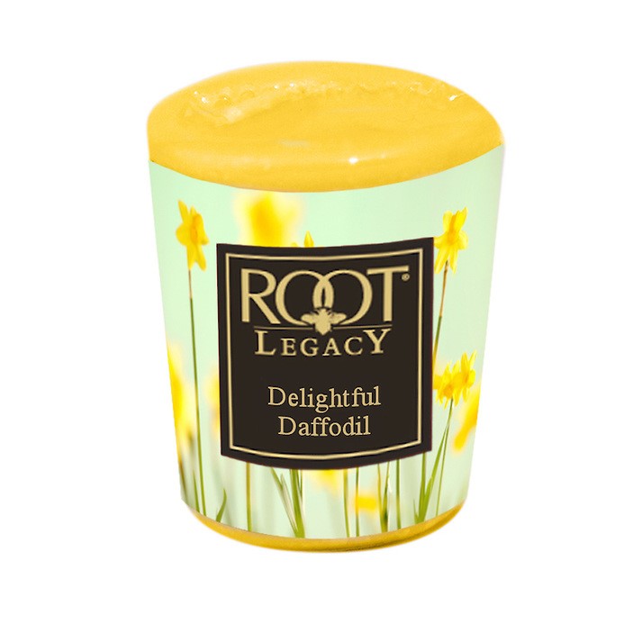 Root Delightful Daffodil 20 Hour Votive Candle