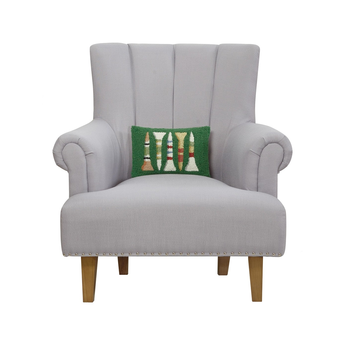 Golf Tees Hook Throw Pillow