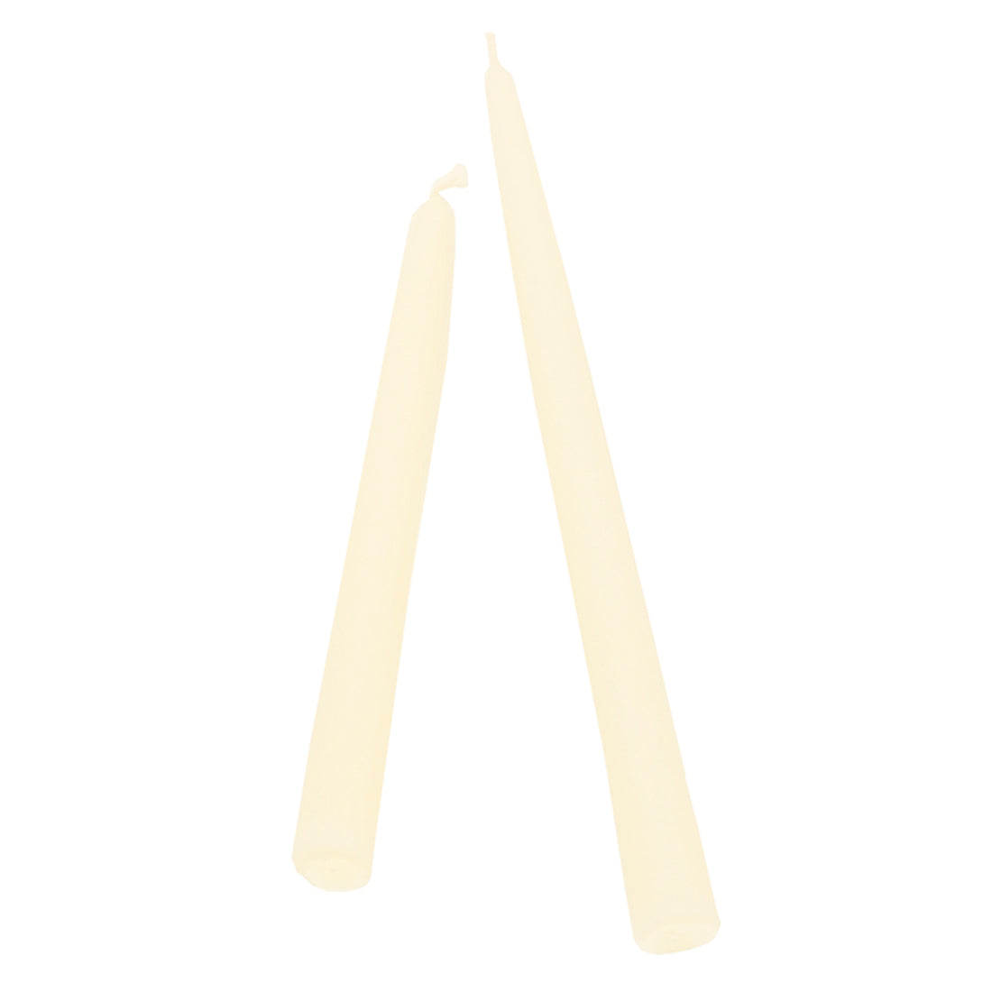 Ivory Drip-Less Taper Candle