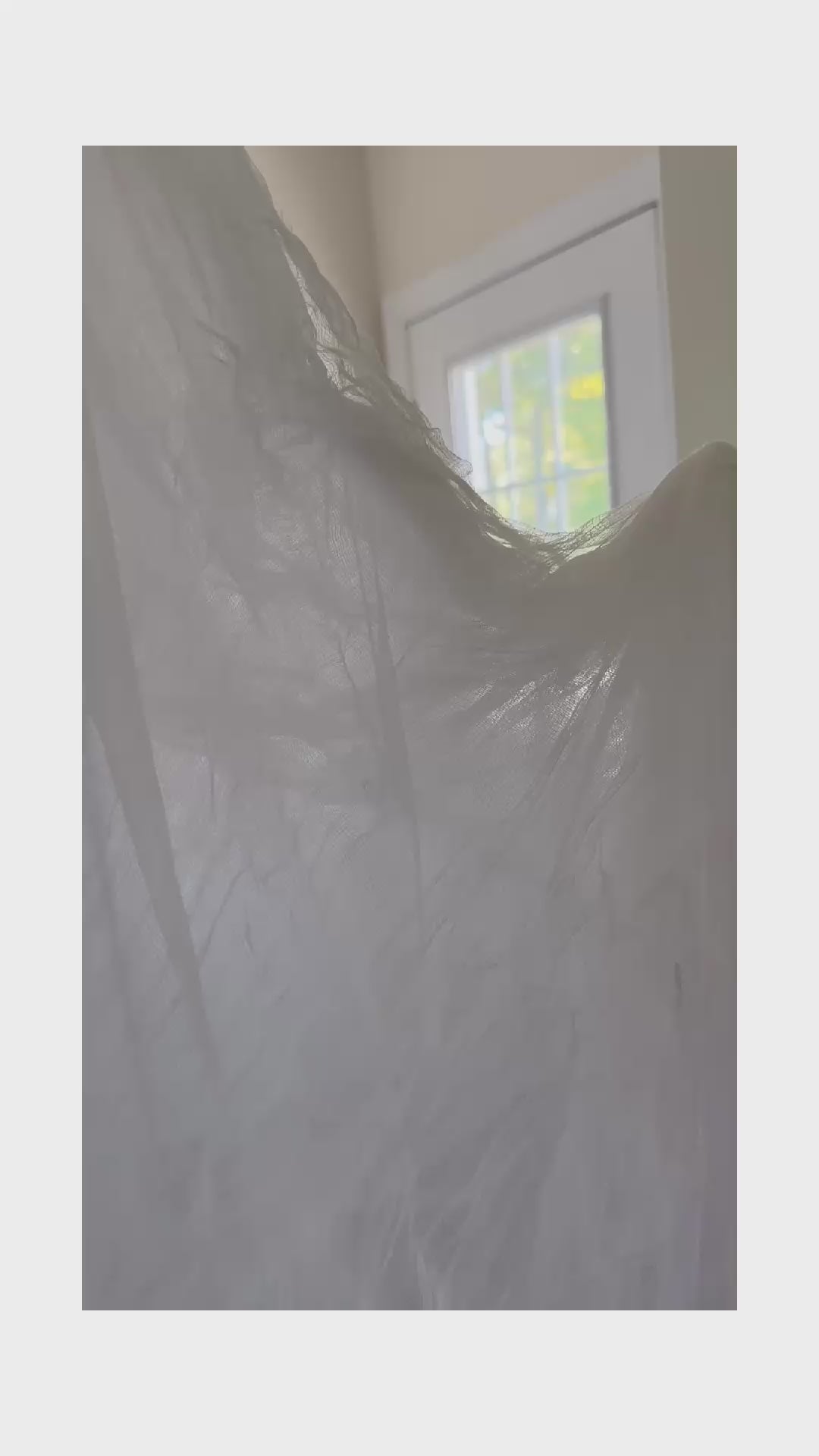 60" (5 ft) Animated Hanging Halloween Ghost