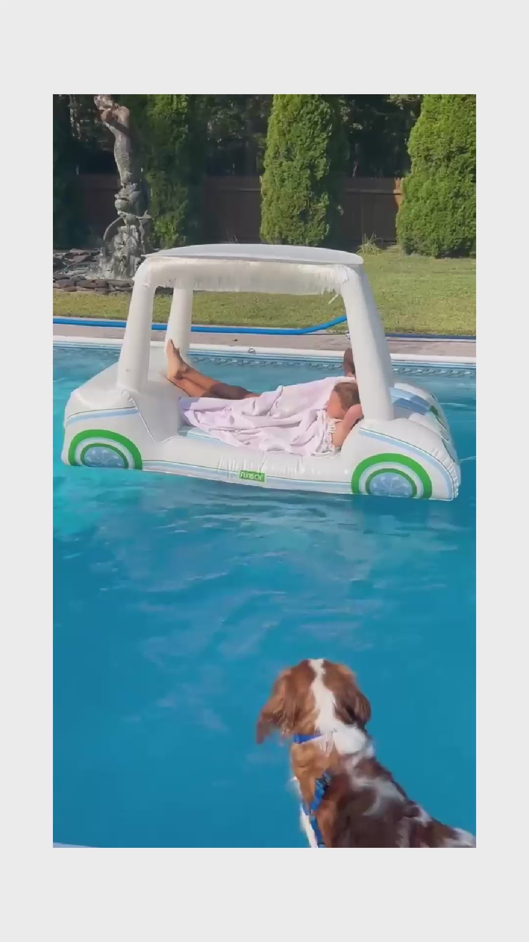 Giant Inflatable Country Club Golf Cart Pool Float