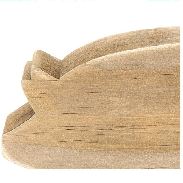 Wooden Pig Figurine