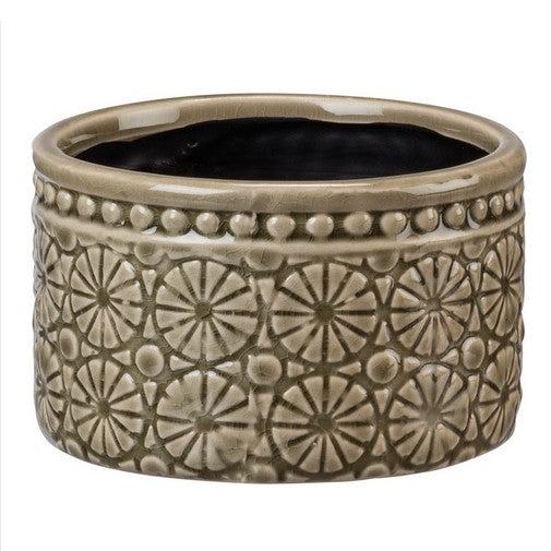 Vase Planter Pot - Short Medallion