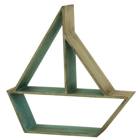 Wood Table Boat Shelf